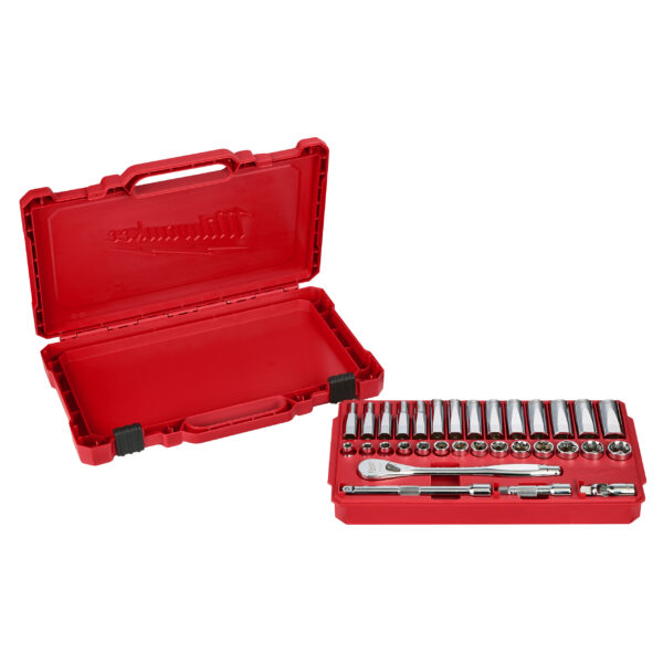 Milwaukee 1/4 28ST Steckschlüssel Set Metr.