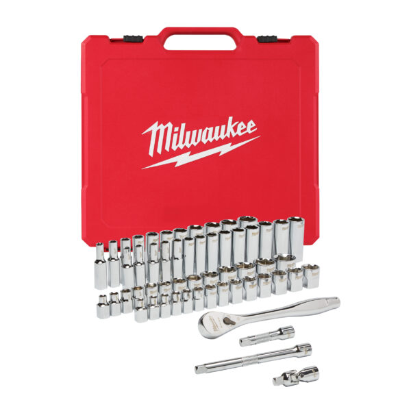 Milwaukee 3/8 56pc ST Steckschlüssel Set SAE+Metr. – Bild 4