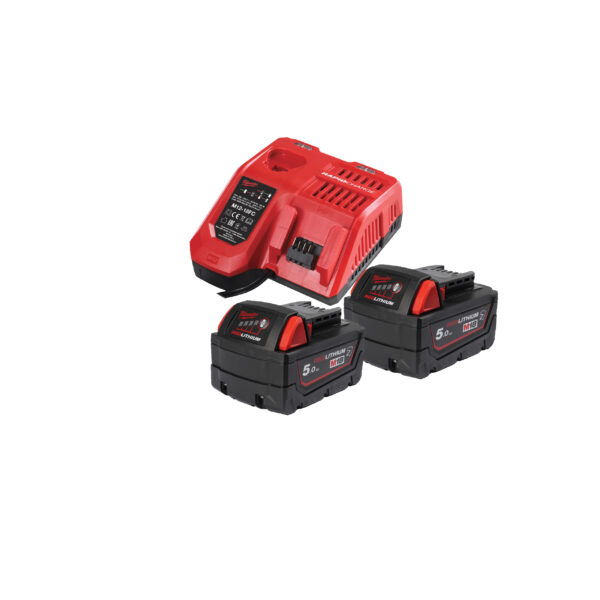 Milwaukee M18NRGCR-502 18V Starterset