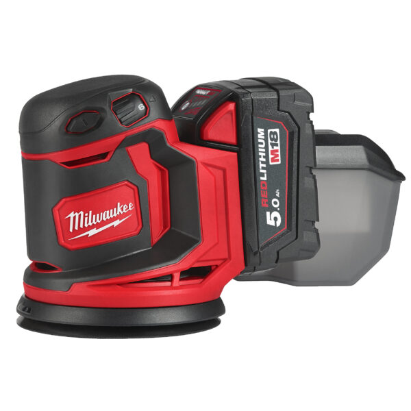 Milwaukee M18BOS125-502B AK.EXZENTERSCHLEIFER – Bild 2