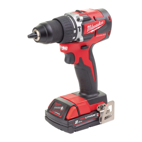 Milwaukee M18CBLPD-202C AKKU-SCHLAGBOHRER – Bild 2