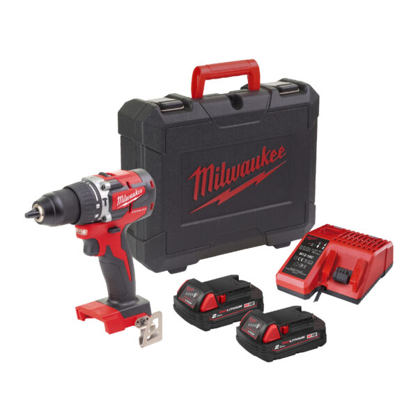 Milwaukee M18CBLPD-202C AKKU-SCHLAGBOHRER