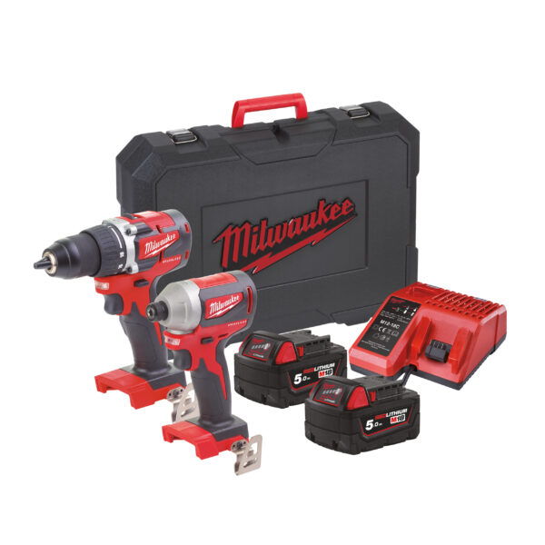 Milwaukee M18CBLPP2B-502C SET POWERPACK