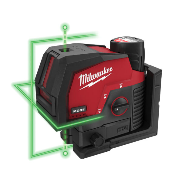 Milwaukee M12CLLP-301C Kreuzlinienlaser mit Lot – Bild 6