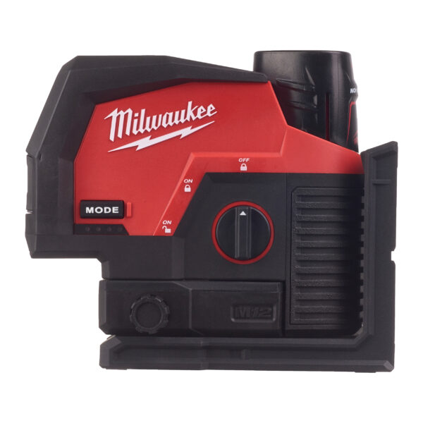 Milwaukee M12CLLP-301C Kreuzlinienlaser mit Lot – Bild 3