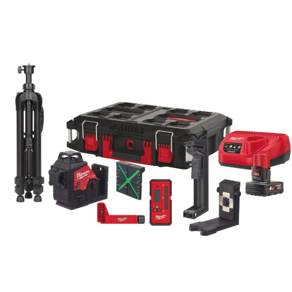 Milwaukee M123PLKIT-401P KREUZLINIENLASER SET – Bild 3