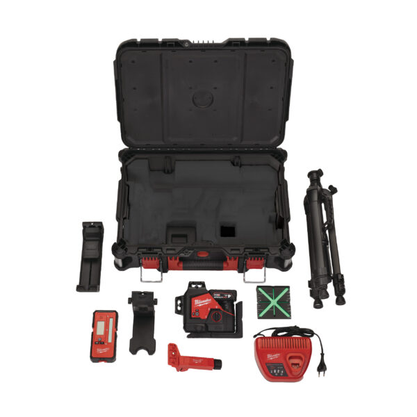 Milwaukee M123PLKIT-401P KREUZLINIENLASER SET