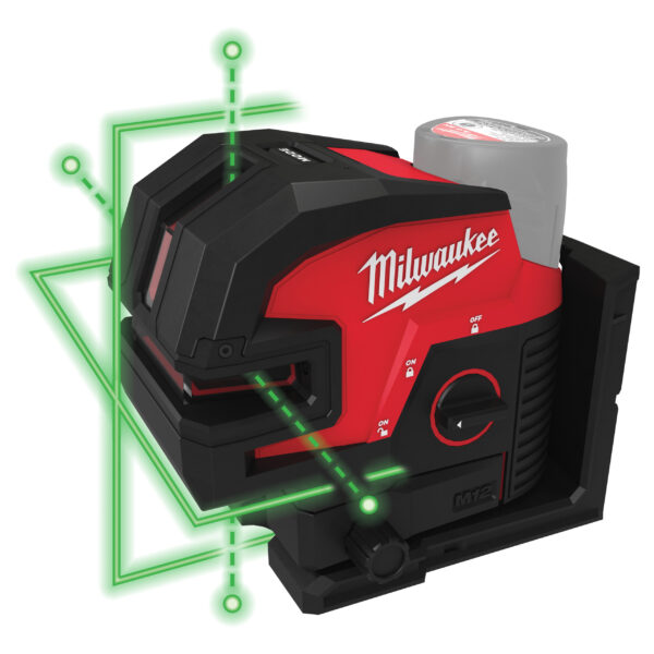 Milwaukee M12CLL4P-0C Kreuzlinienlaser – Bild 5