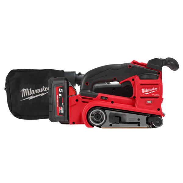 Milwaukee M18FBTS75-552X Akku-Bandschleifer – Bild 2