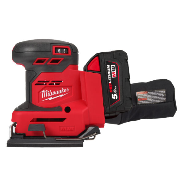 Milwaukee M18BQSS-502B Akku-Schwingschleifer – Bild 2