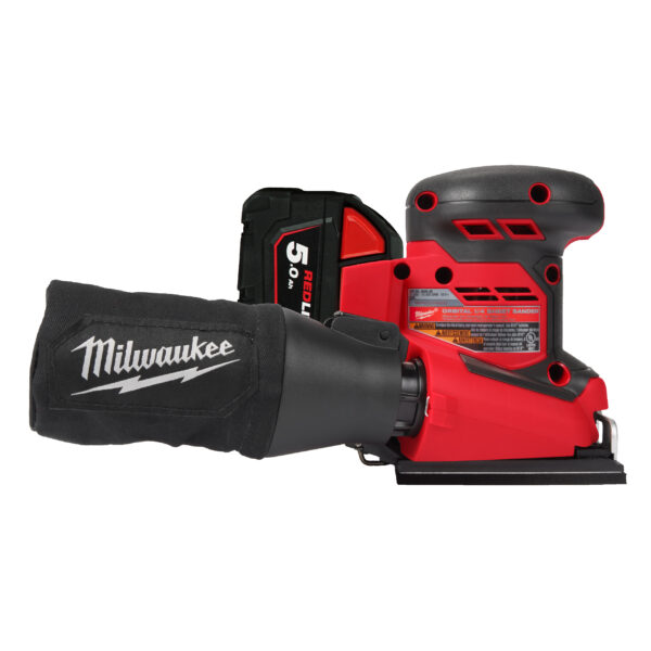 Milwaukee M18BQSS-502B Akku-Schwingschleifer