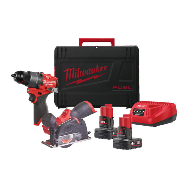 Milwaukee M12FPP2G2-402X Akkuwerkzeuge-Set