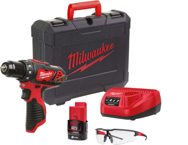 Milwaukee M12BDD-201C AKKU-SCHRAUBER