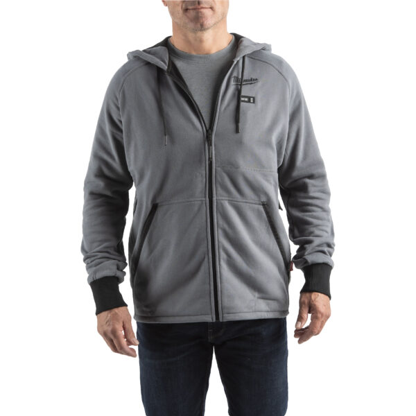 Milwaukee M12HHGREY4-0(M) AKKU-THERMO-HOODIE