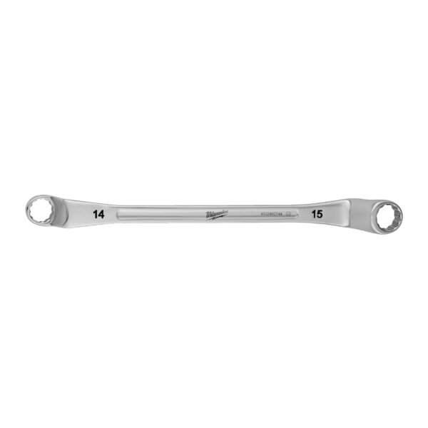 Milwaukee Doppel-Ringschlüssel, gekröpft 14x15 mm
