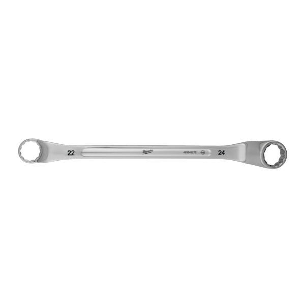 Milwaukee Doppel-Ringschlüssel, gekröpft 22x24 mm