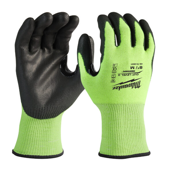 Milwaukee Schnittschutzhands.Kl.C 9/L HiVis(12)