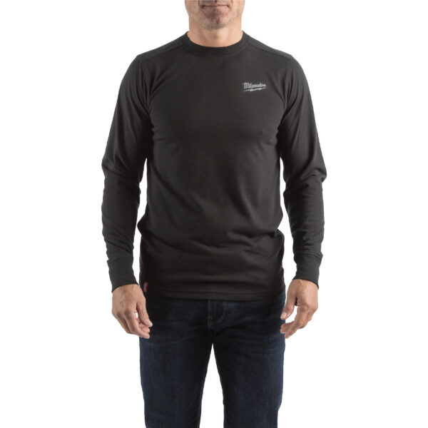 Milwaukee HTLSBL-L Hybrid-Shirt lang schwarz – Bild 3