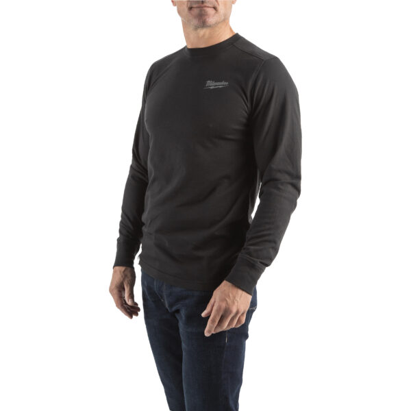 Milwaukee HTLSBL-L Hybrid-Shirt lang schwarz – Bild 2