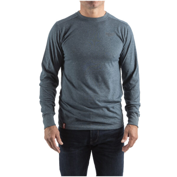 Milwaukee HTLSBLU-S Hybrid-Shirt lang blau – Bild 3