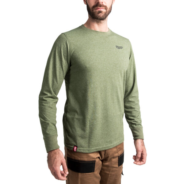 Milwaukee HTLSGN-XL Hybrid-Shirt lang grün – Bild 2