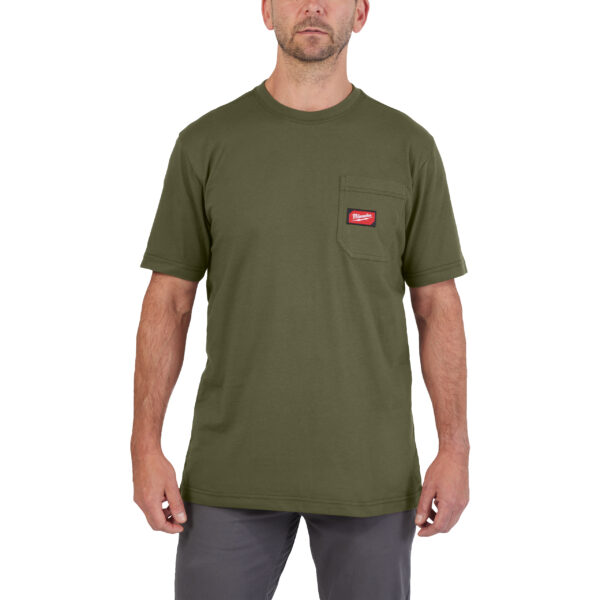 Milwaukee WTSSGN-L Arbeits-T-Shirt grün