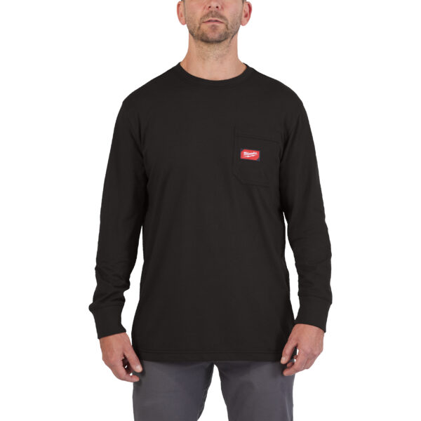 Milwaukee WTLSBL-S Arbeits-Shirt lang schwarz