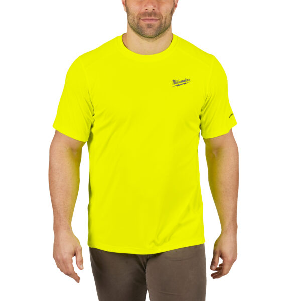 Milwaukee WWSSYL-XXL Funktions-T-Shirt gelb – Bild 2