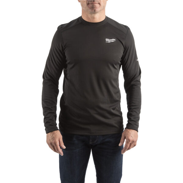 Milwaukee WWLSBL-M Funkt.-Shirt lang schwarz – Bild 3