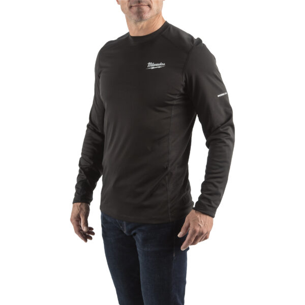 Milwaukee WWLSBL-M Funkt.-Shirt lang schwarz – Bild 2
