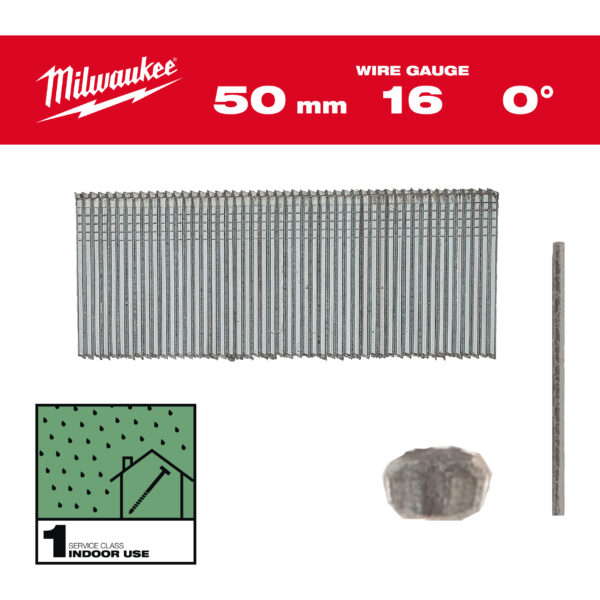 Milwaukee Stauchkopf-Nägel 16G 50 mm SC1 (2.500)