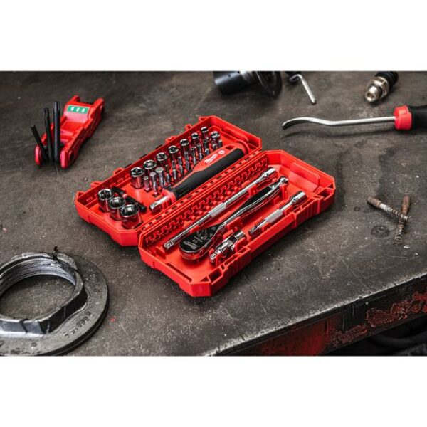 Milwaukee 1/4" Ratschen,  Steckschlüssel Set (38) – Bild 4