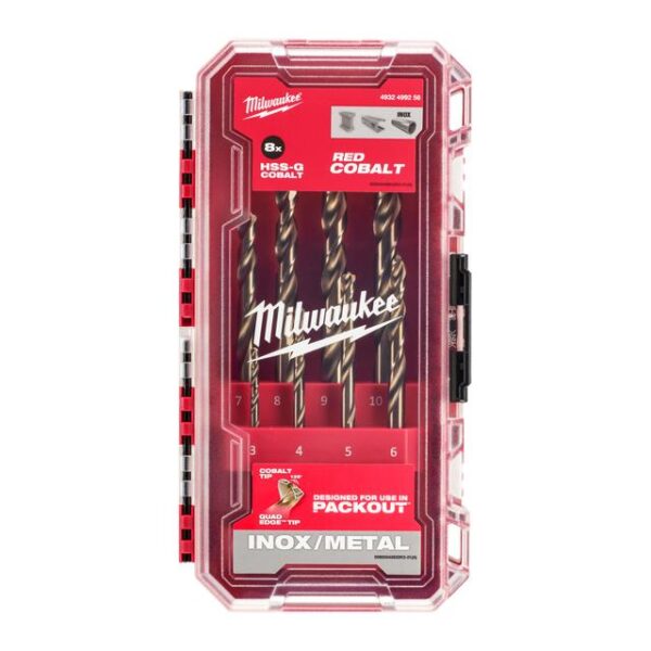 Milwaukee Metallbohrerkass. HSS-G Cobalt  8-tlg. – Bild 3