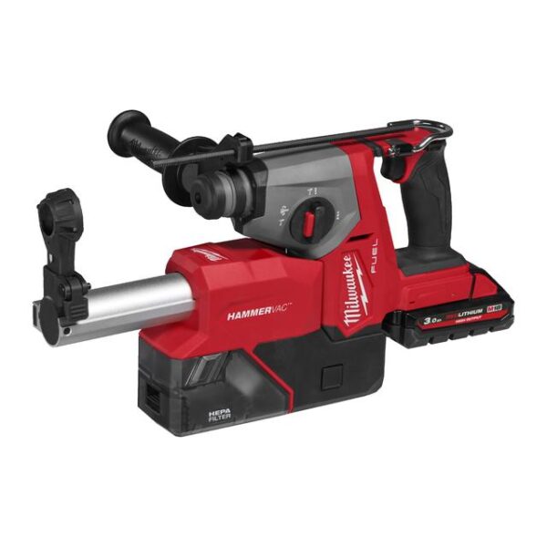Milwaukee M18FHACDDE-0C Kombihammer m. Absaug.