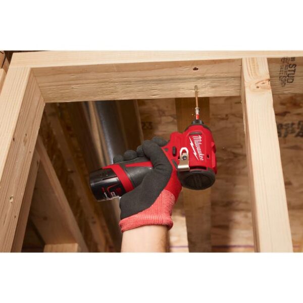 Milwaukee M12BLIDRC-202C AKKU-SCHLAGSCHRAUBER – Bild 2