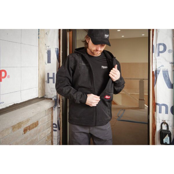 Milwaukee FREEFLEX Softshell Kapuzenjacke sw S – Bild 2