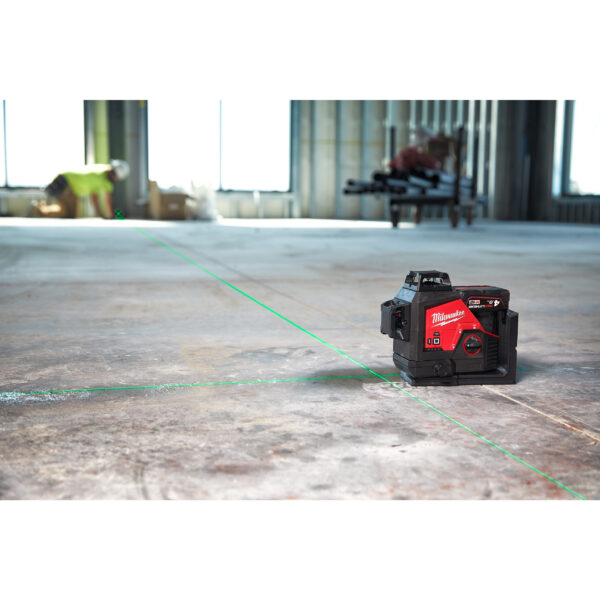 Milwaukee M123PL-401C Kreuzlinienlaser 3 x 360° – Bild 5