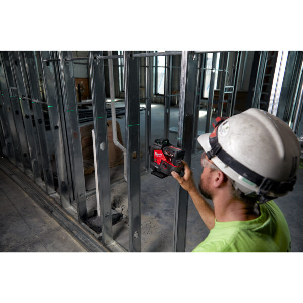 Milwaukee M123PL-401C Kreuzlinienlaser 3 x 360° – Bild 6