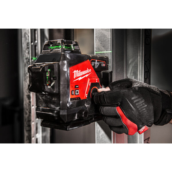 Milwaukee M123PL-401C Kreuzlinienlaser 3 x 360° – Bild 10