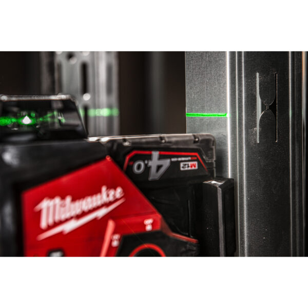 Milwaukee M123PL-401C Kreuzlinienlaser 3 x 360° – Bild 11