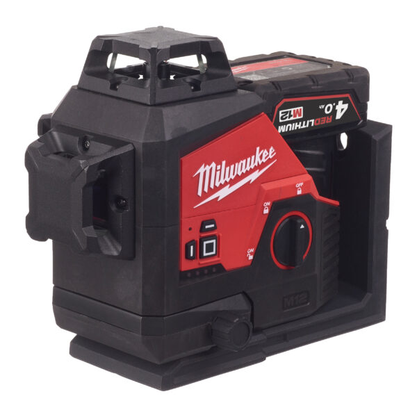 Milwaukee M123PL-401C Kreuzlinienlaser 3 x 360° – Bild 12