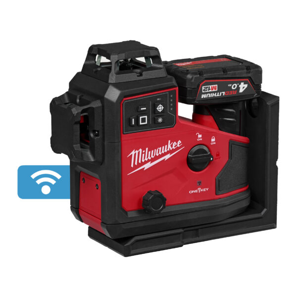 Milwaukee M12A3PLO-401C Akku-Laser – Bild 2