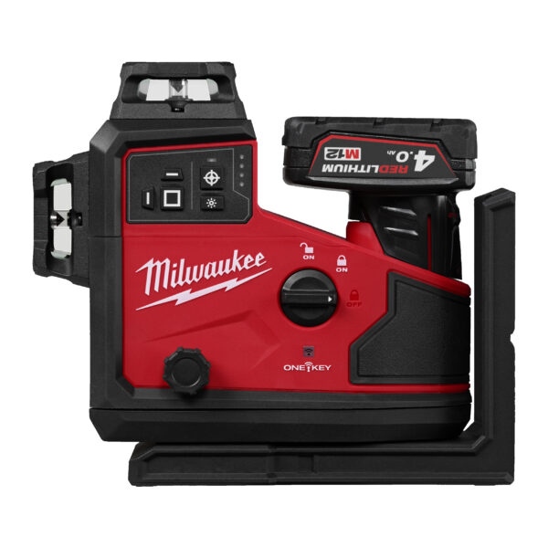 Milwaukee M12A3PLO-401C Akku-Laser – Bild 3