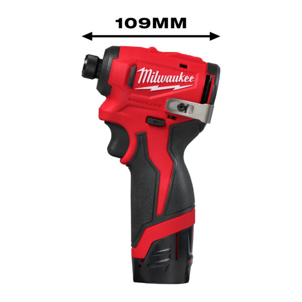 Milwaukee M12BLIDRC-202C AKKU-SCHLAGSCHRAUBER – Bild 6