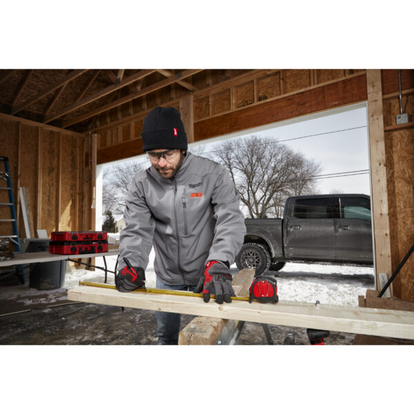 Milwaukee M12HJGREY5-0 Akku-Thermo-Jacke Grau XXL – Bild 6