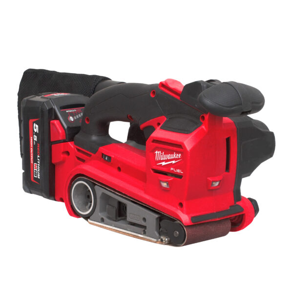 Milwaukee M18FBTS75-552X Akku-Bandschleifer – Bild 7